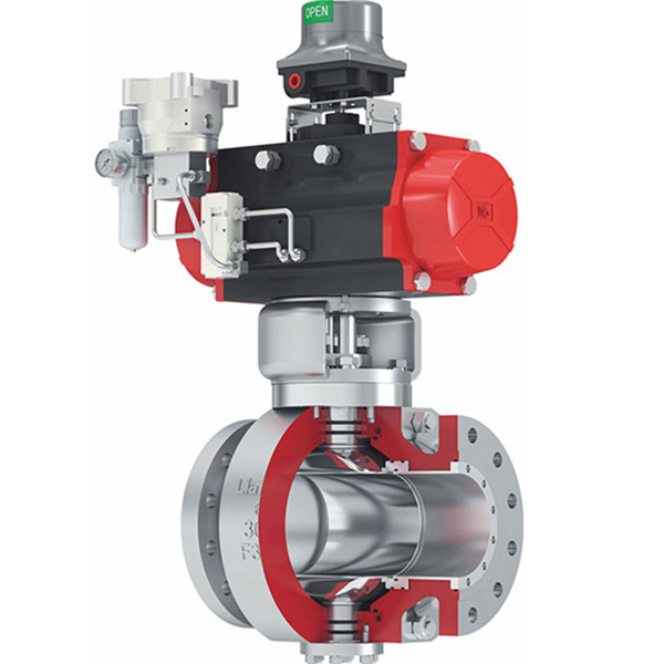 C-shaped hemisphere valve