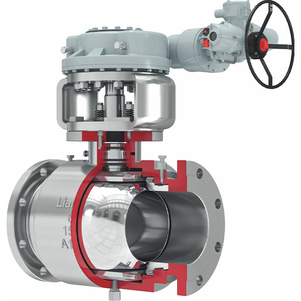 Fully welded ball valve