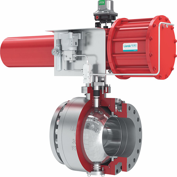 High-performance hard-sealed ball valve