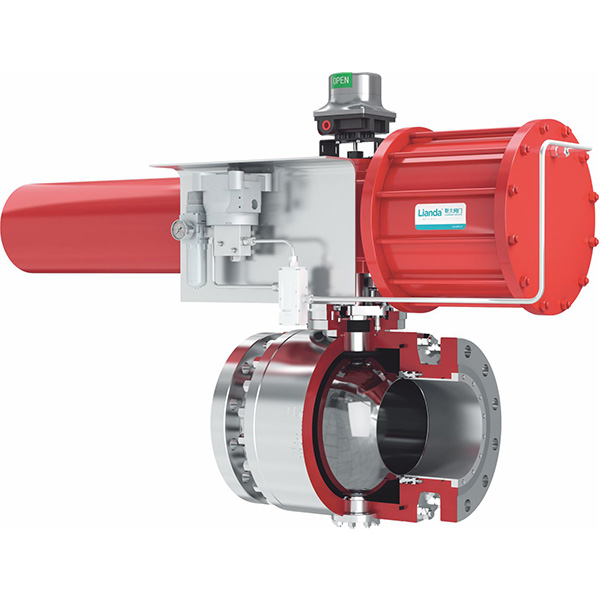 Wear-resistant liner ball valve