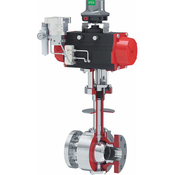 Side-mounted cryogenic ball valve