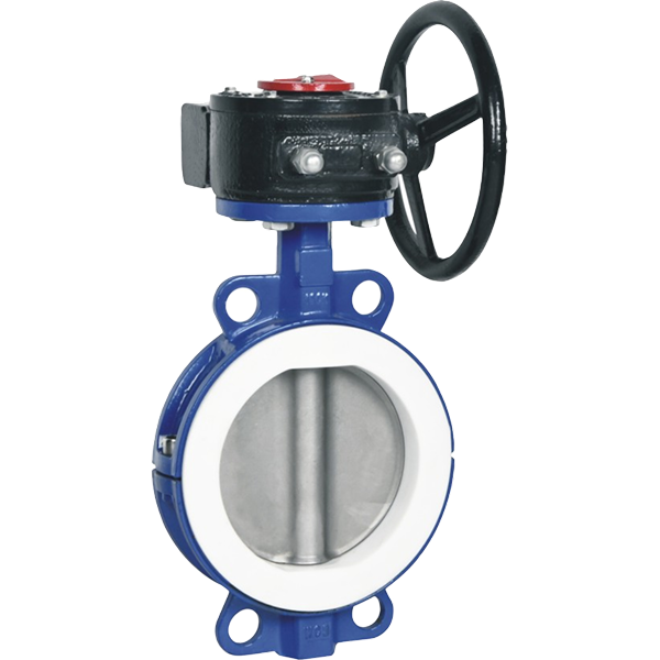 Butterfly valve with flange mounting