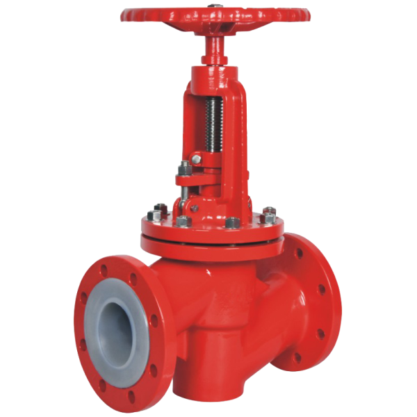 Fluorine-Lined Globe Valve